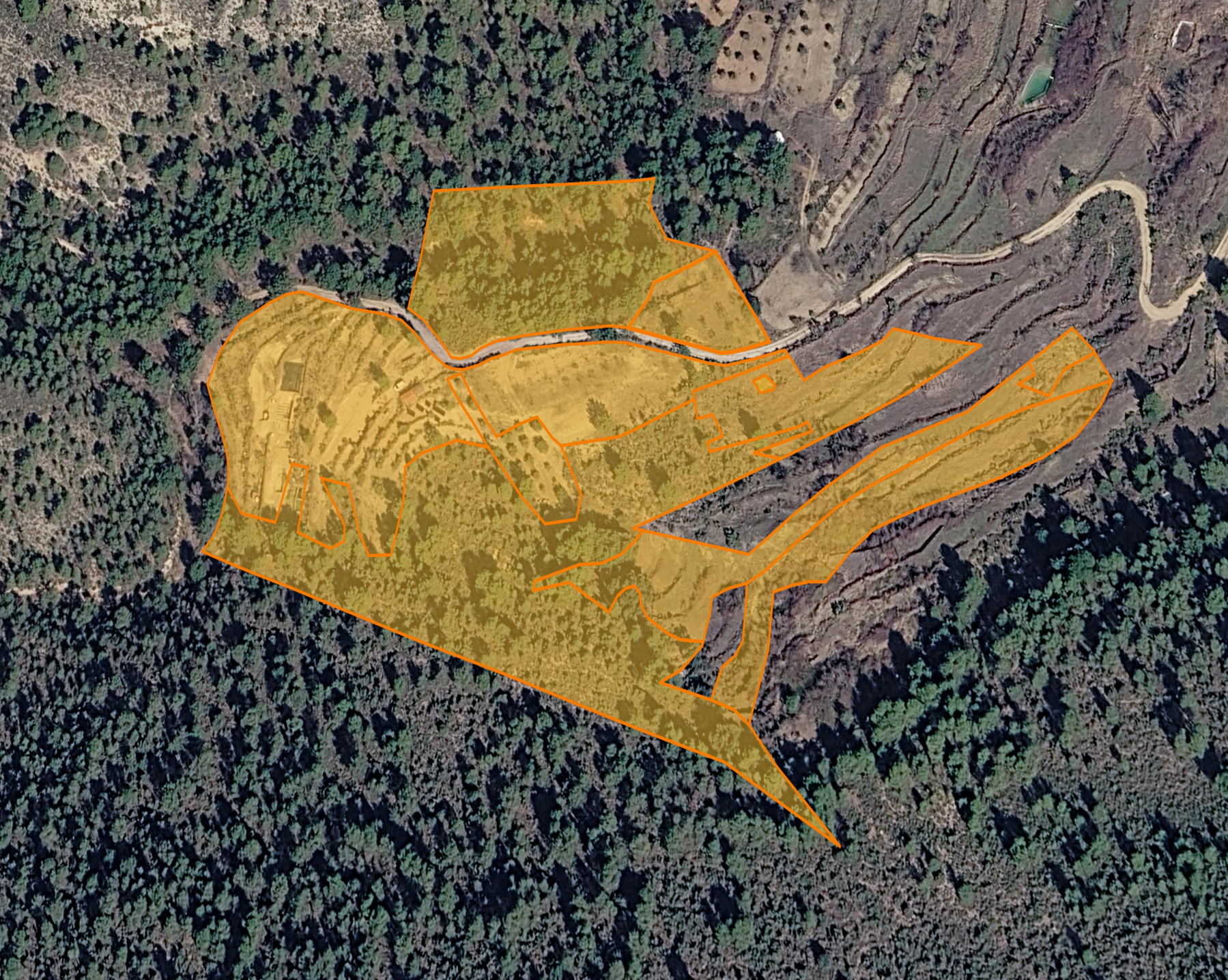 The land at Almond Avenue